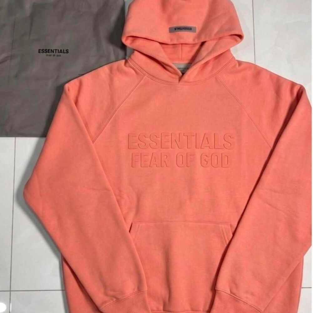 Fear-of-god Men's Pink Hoodie